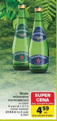 Carrefour Woda mineralna OSTROMECKO oferta