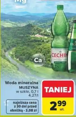 Carrefour Woda mineralna MUSZYNA oferta