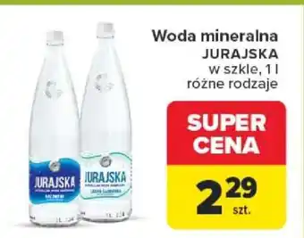 Carrefour Woda mineralna Jurajska oferta