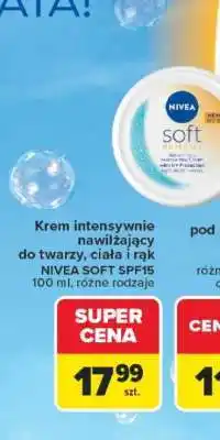 Carrefour NIVEA SOFT SPF15 oferta