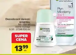 Carrefour Dezodorant damski MINERAL oferta