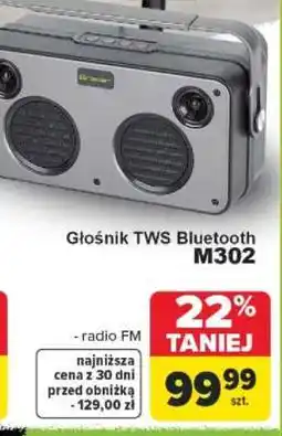 Carrefour Głośnik TWS Bluetooth M302 oferta