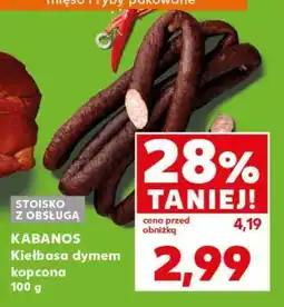 Kaufland KABANOS Kiełbasa dymem kopcona 100 g oferta