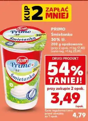 Kaufland PRIMO Śmietanka 30% tł oferta