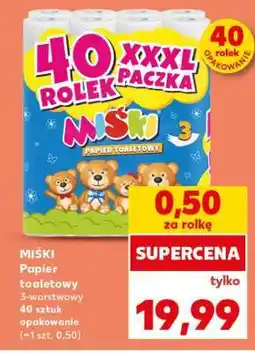 Kaufland MIŚKI Papier toaletowy oferta