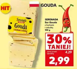 Kaufland SERENADA Ser Gouda z kurkami i cebulką 100 g oferta