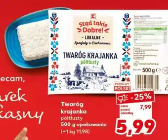 Kaufland Twaróg krajanka, półtłusty oferta