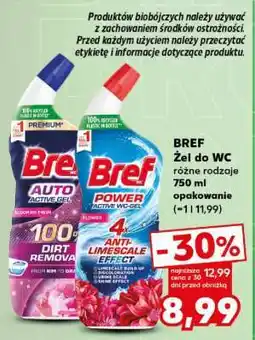 Kaufland BREF Żel do WC różne rodzaje 750 ml opakowanie oferta