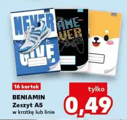 Kaufland BENIAMIN Zeszyt A5 oferta