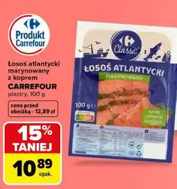 Carrefour Łosoś atlantycki marynowany z koprem oferta