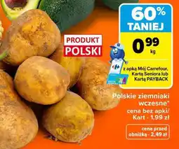 Carrefour Polskie ziemniaki wczesne oferta