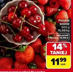 Carrefour Polskie wiśnie oferta