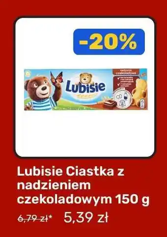 Lubisie Ciastka z nadzieniem czekoladowym 150 g