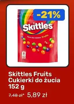 Biedronka Skittles Fruits Cukierki do żucia 152 g oferta