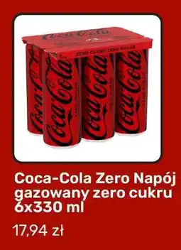 Biedronka Coca-Cola Zero Napój gazowany zero cukru 6x330 ml oferta