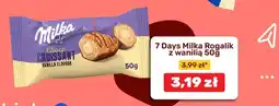 Biedronka 7 Days Milka Rogalik z wanilią 50g oferta