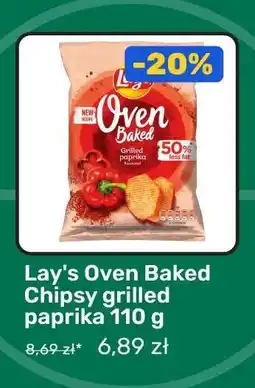 Biedronka Lay's Oven Baked Chipsy Grilled paprika 110 g oferta
