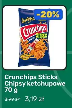 Biedronka Crunchips Sticks Chipsy ketchupowe 70 g oferta