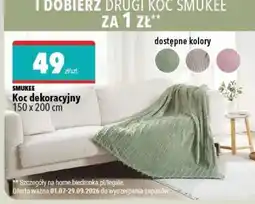 Biedronka Koc dekoracyjny oferta