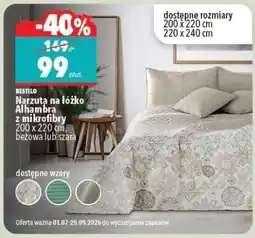 Biedronka Narzuta na łóżko Alhambra z mikrofibry oferta