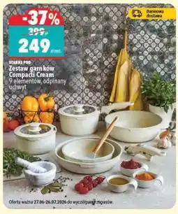Biedronka Zestaw garnków Compacti Cream oferta