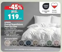 Biedronka Pościel bawełniana Pure Eco Line oferta
