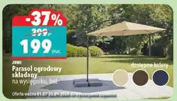 Biedronka Parasol ogrodowy składany na wysięgniku, beż oferta