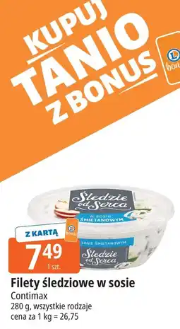 E.Leclerc Filety śledziowe w sosie Contimax oferta