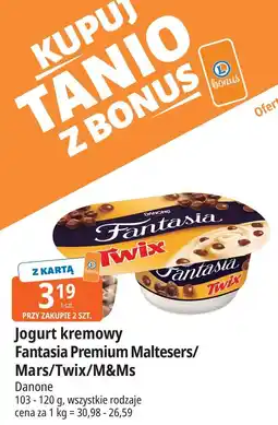 E.Leclerc Danone Fantasia Premium Jogurt kremowy Maltesers/Mars/Twix/M&Ms oferta