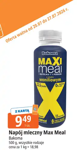 E.Leclerc Bakoma Napój mleczny Max Meal oferta
