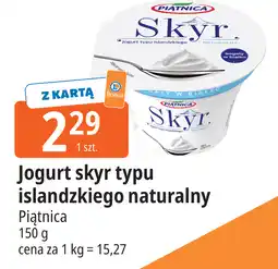 E.Leclerc Piątnica Jogurt skyr typu islandzkiego naturalny oferta