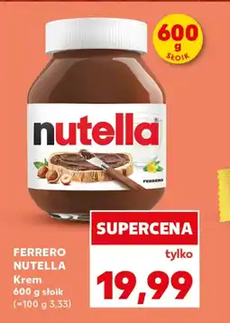 Kaufland Krem orzechowy Nutella oferta