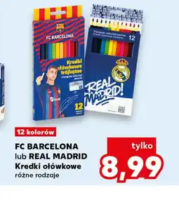 Kaufland Kredki ołówkowe FC Barcelona oferta