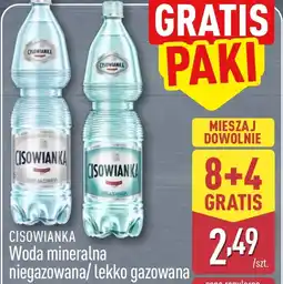 ALDI Woda niegazowana Cisowianka oferta