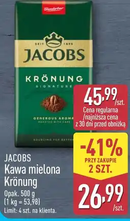 ALDI Kawa mielona Jacobs oferta