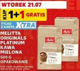 Kaufland Melitta Originals Platinum Kawa mielona oferta