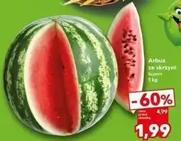 Kaufland Arbuz ze skrzyni luzem oferta