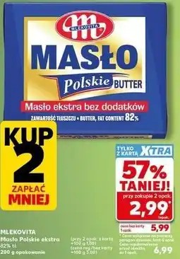 Kaufland MLEKOVITA Masło Polskie ekstra 82% tł oferta