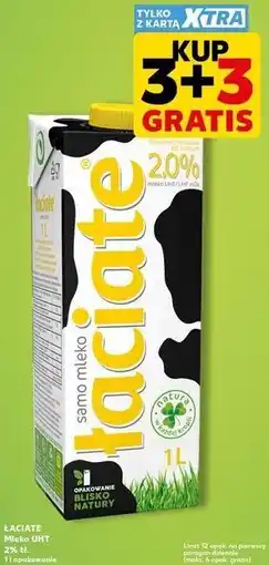 Kaufland ŁACIATE Mleko UHT 2% tł oferta