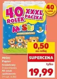 Kaufland Miśki Papier toaletowy 3-warstwowy oferta