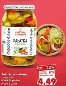 Kaufland Sałatka obiadowa z ogórkiem Stąd takie Dobre! oferta