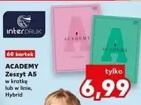 Kaufland ACADEMY Zeszyt A5 w kratkę lub w linie, Hybrid oferta