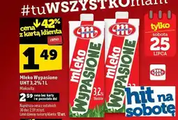 Topaz Mleko Wypasione UHT 3,2% Mlekovita oferta