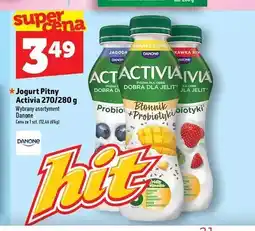 Topaz Jogurt pitny Activia o smaku jagodowym oferta