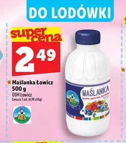 Topaz Maślanka o smaku jagody poziomki i borówki Łowicz oferta