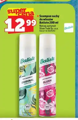 Topaz Szampon suchy do włosów Batiste Original Classic Fresh oferta