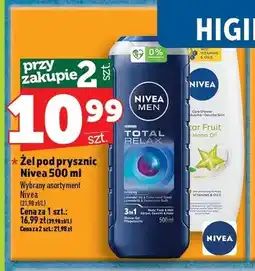 Topaz Żel pod prysznic Nivea Men Total Relax oferta