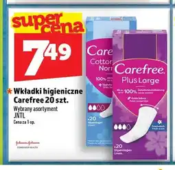 Topaz Wkładki higieniczne Carefree Cotton Feel Normal oferta