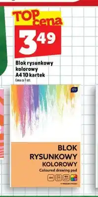 Topaz Blok rysunkowy kolorowy A4 Interdruk oferta