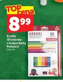 Topaz Kredki ołówkowe Penword 18 kolorów z temperówką oferta